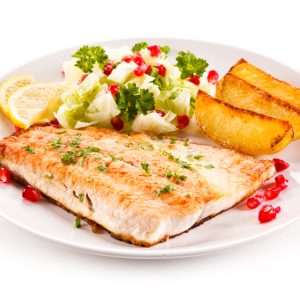 Facette de la mer aux petits légumes